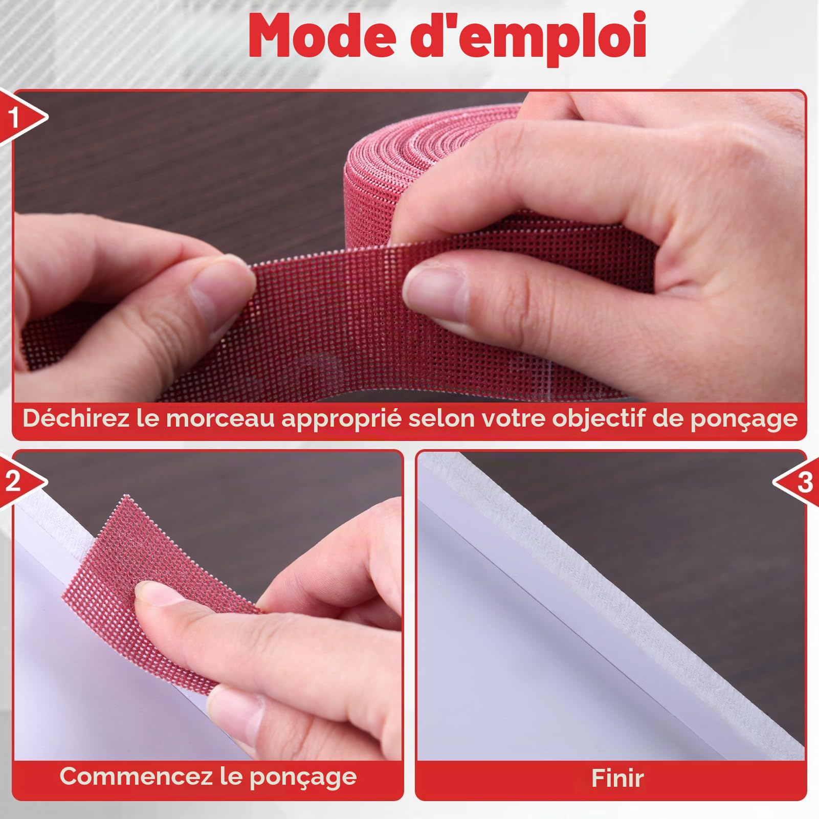 LEONTOOL Rouleau ponçage grain 180 1,5"x10 yards cuivre