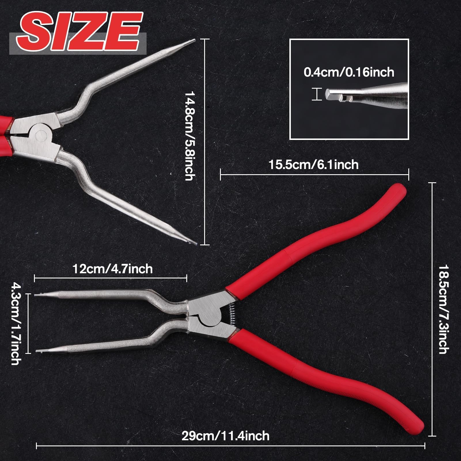 LEONTOOL pince ressort cuve lave-linge 148 mm