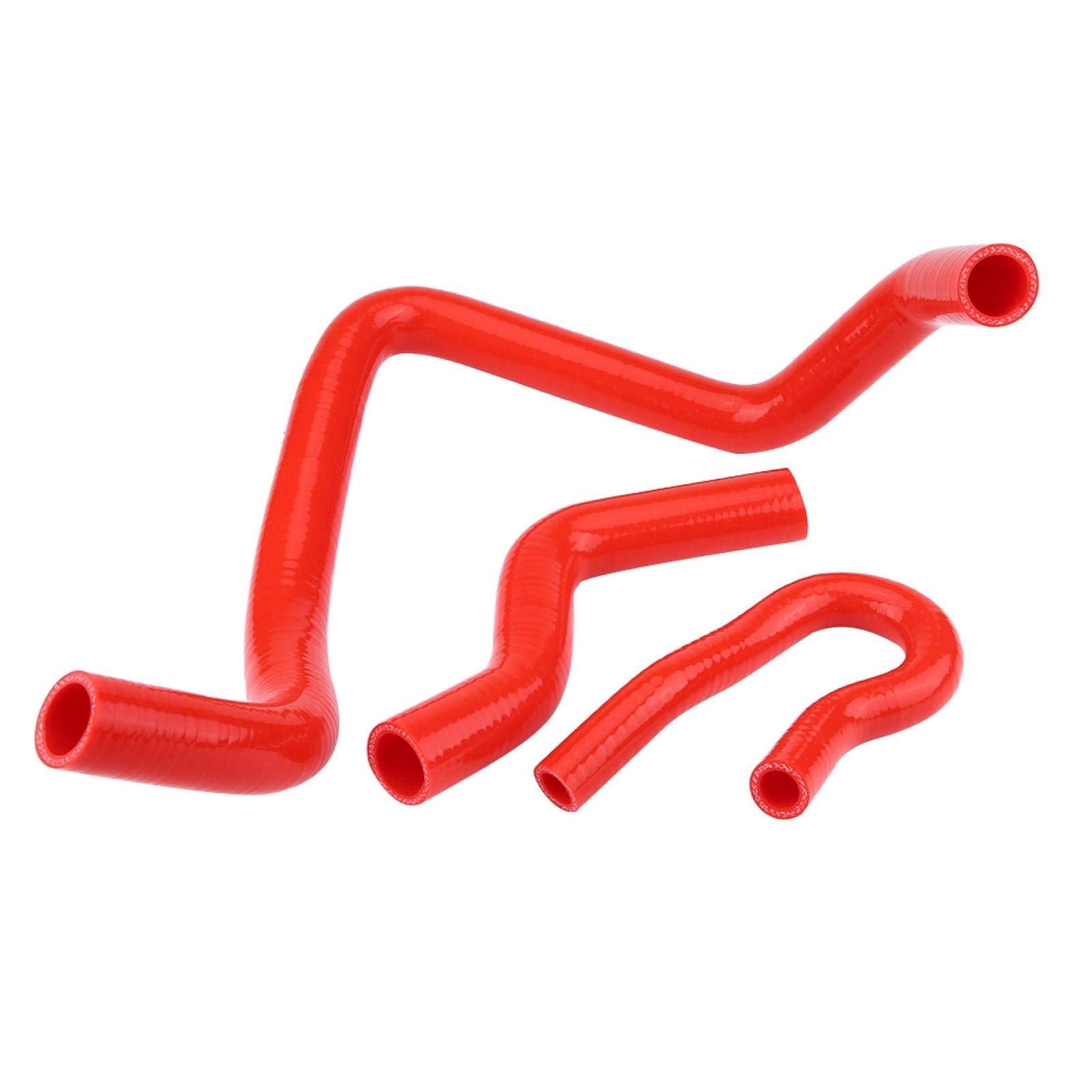 OUKENS Kit Durite Radiateur Silicone Civic D15 D16 Rouge 9 Pcs