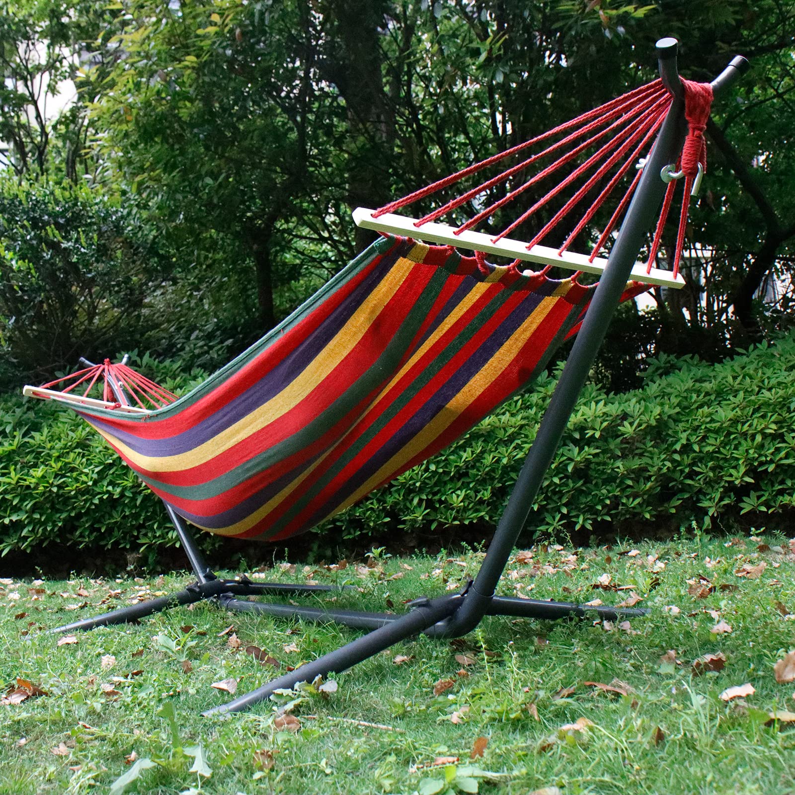 CCLife hamac sur pied multicolore 120 kg