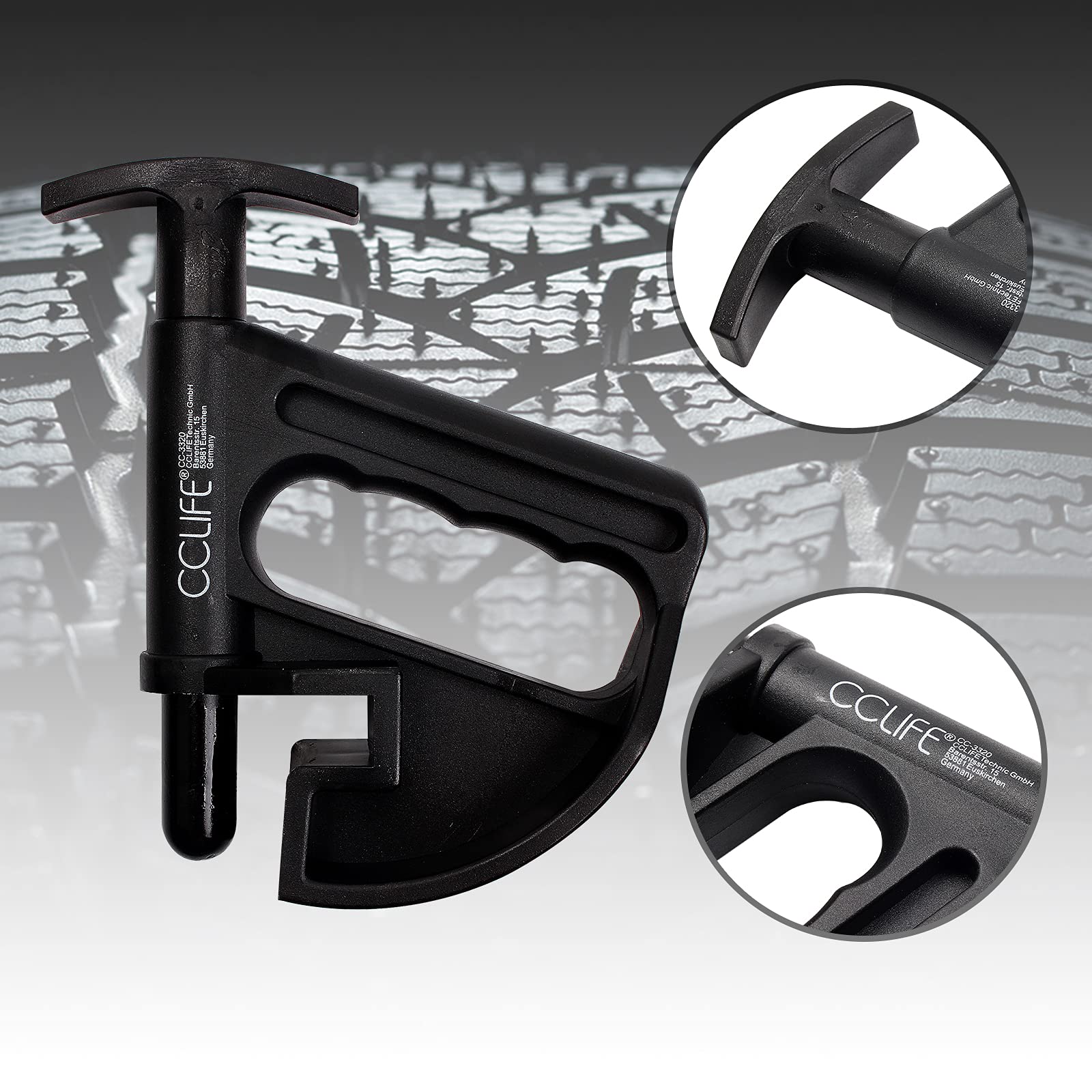 CCLIFE Tire Tools pince talon pneu lot 2 pièces