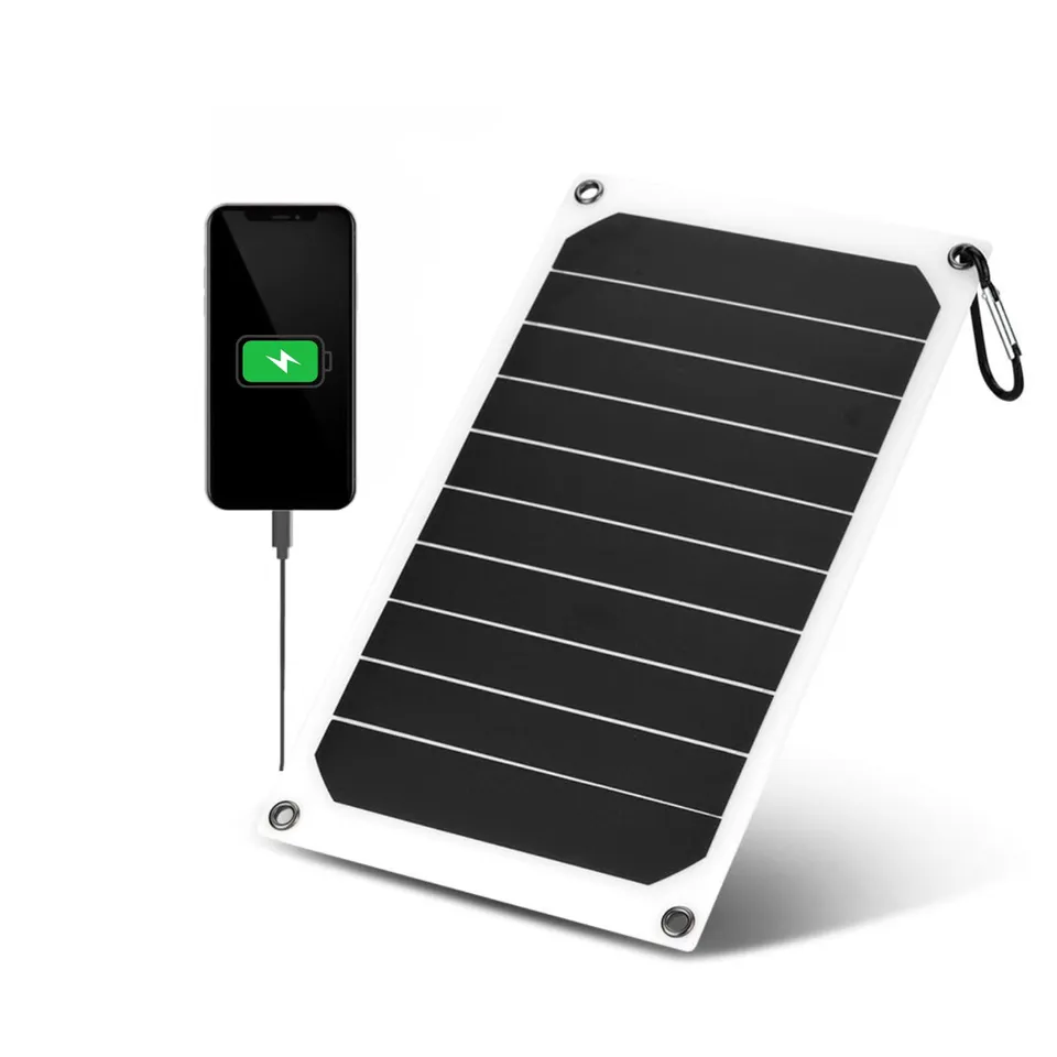 Jadeshay Panneau solaire 10W 5V USB IP64