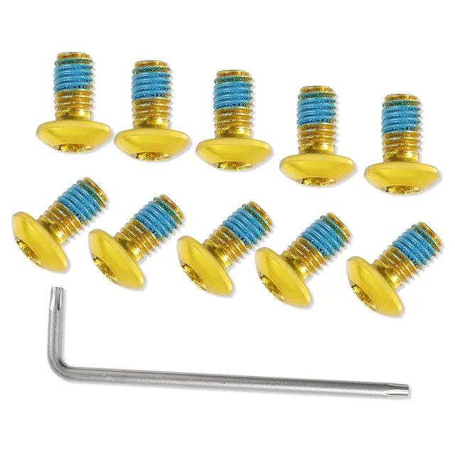 LEONTOOL Vis et Écrous boulon disque M5x10 lot 12 +T25