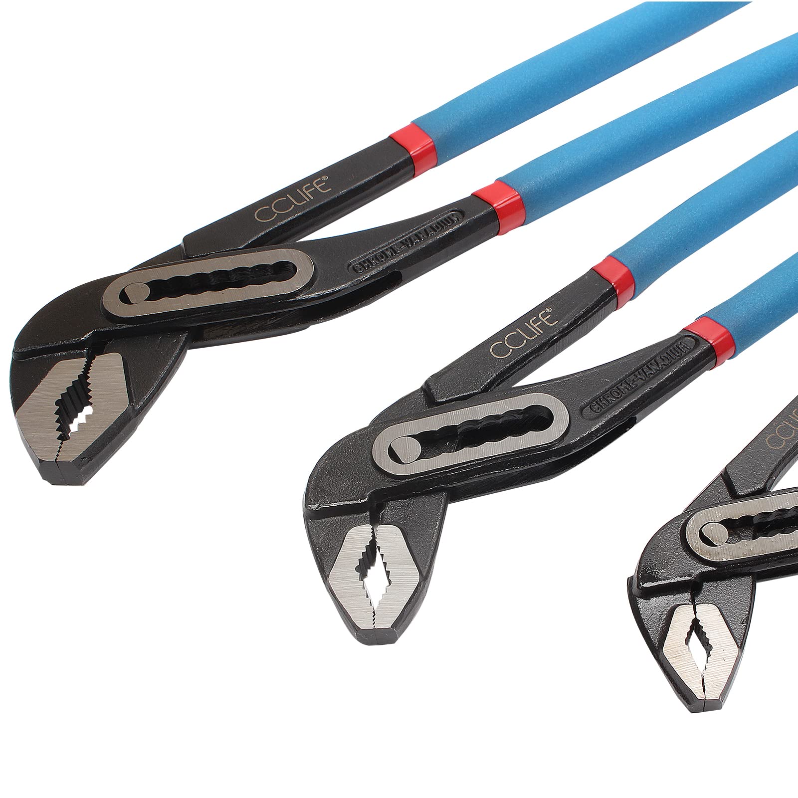 CCLIFE DIY Tools pince multiprise 200-250-300mm lot 3