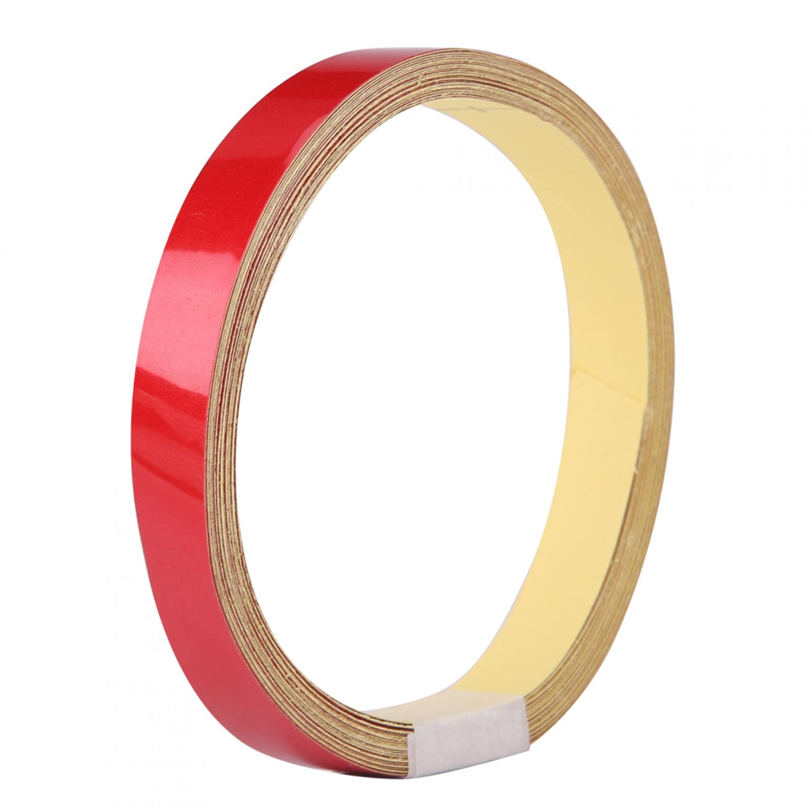 OUKENS Bande réfléchissante autocollante rouge 1cm x 5m