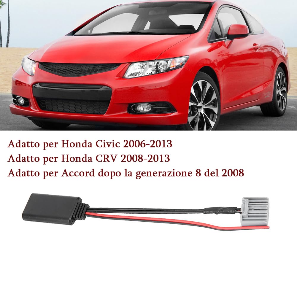 OUKENS Adaptateur Bluetooth Voiture AUX Civic 2006-2013