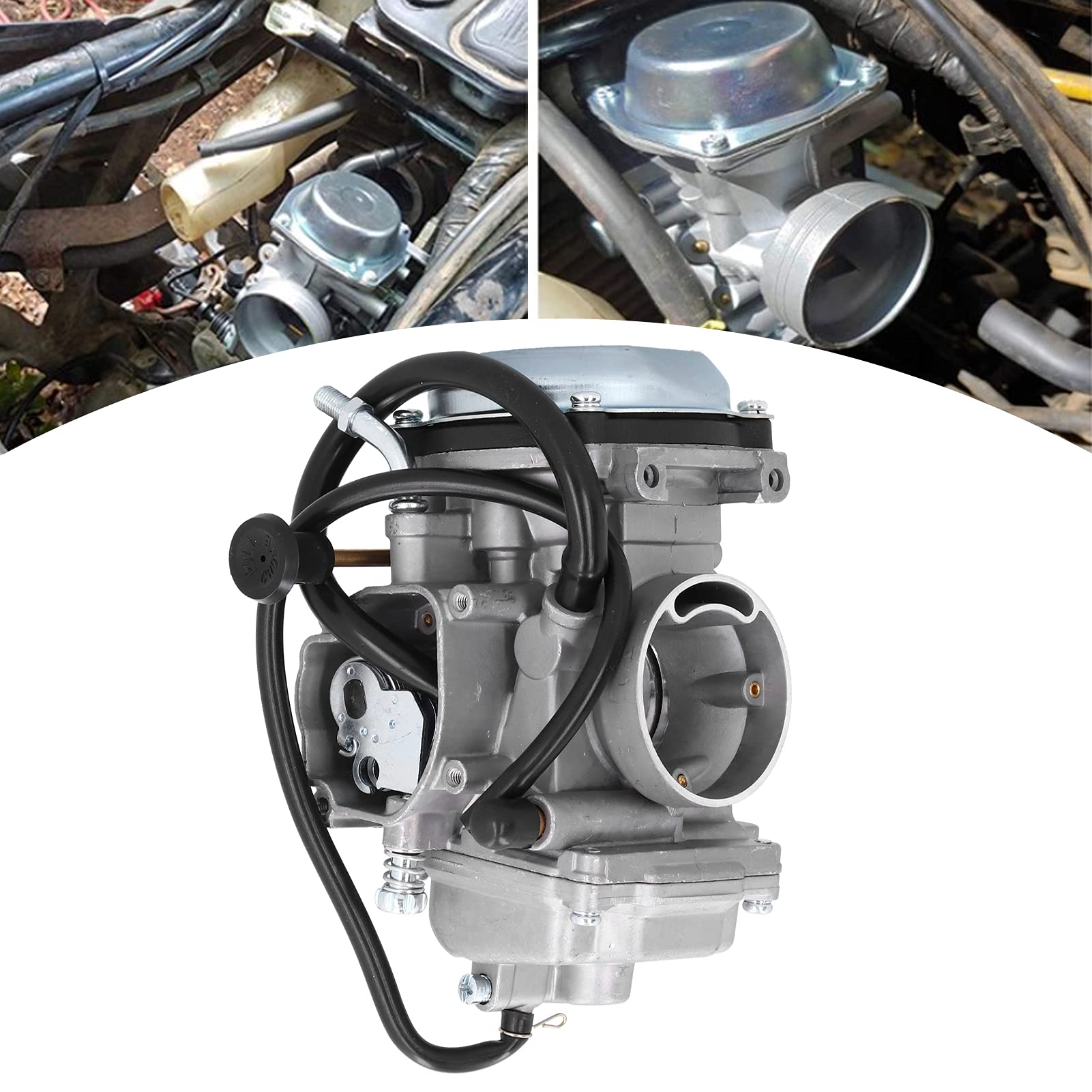 OUKENS Carburateur 44MM moto Yamaha Bear Tracker 250 alu