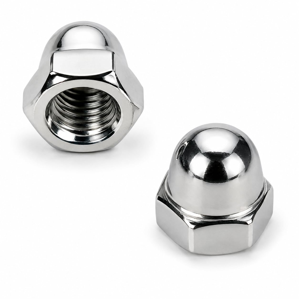 DAUMLINK Écrous M8 écrou borgne forme haute inox 25 pcs