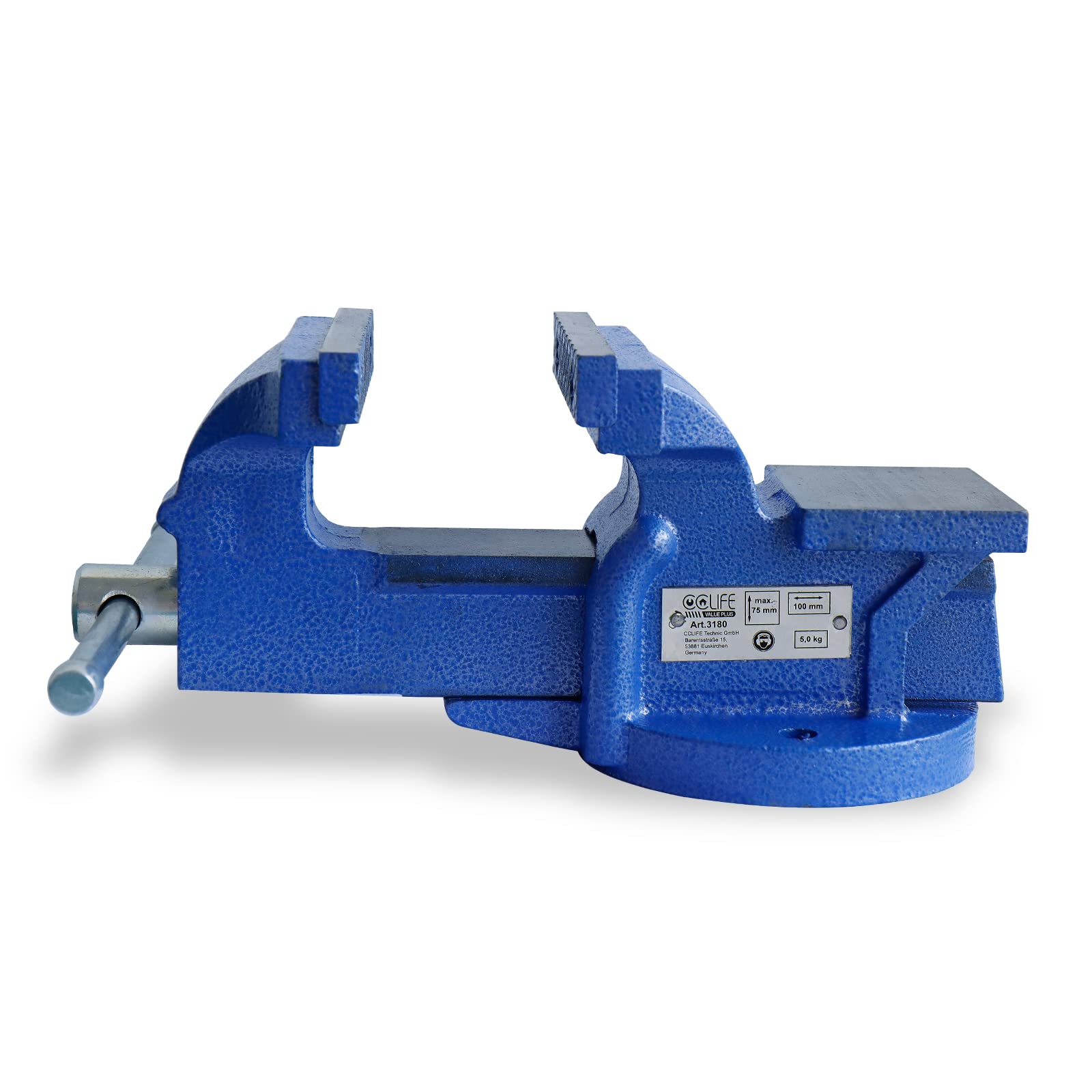 CCLIFE DIY Tools Étau Établi Fonte 100mm Acier