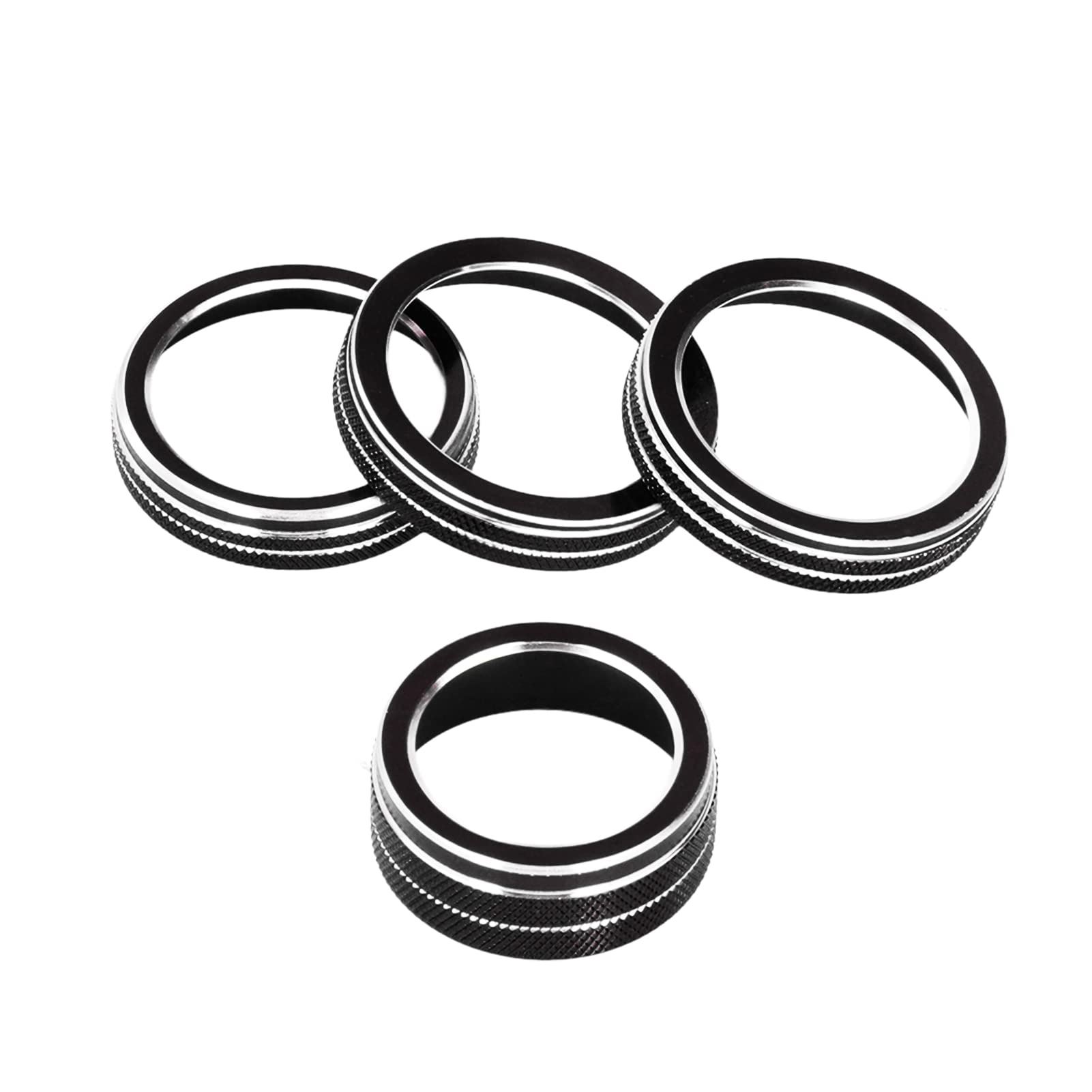 OUKENS Modification automobile Cache Bouton Clim Jeep JL Noir x4
