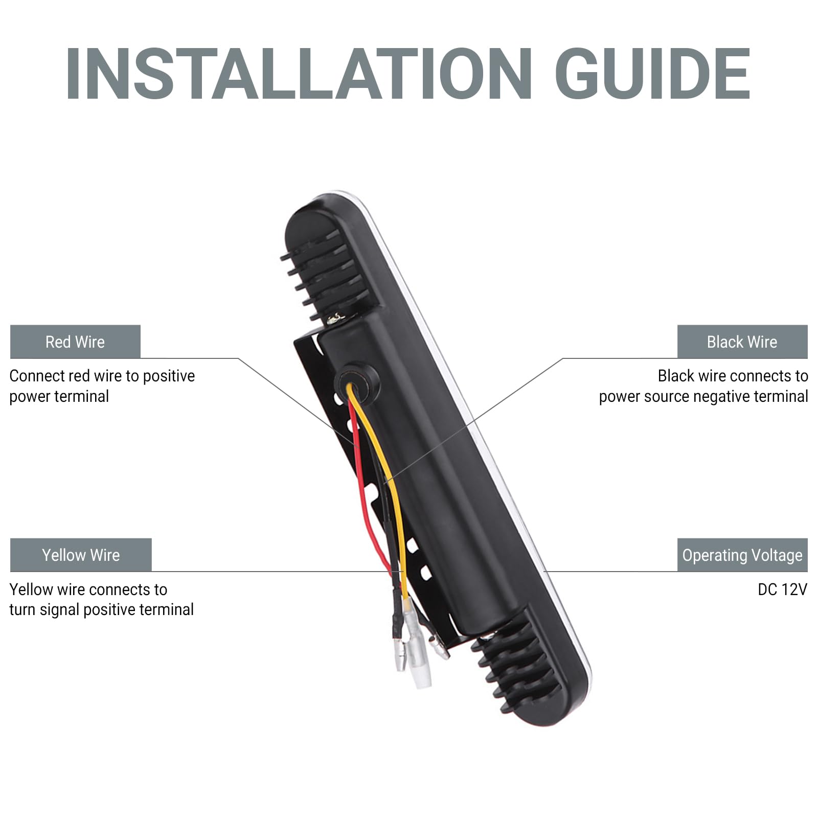 OUKENS Électronique automobile Feux de jour LED 12V 2 pcs