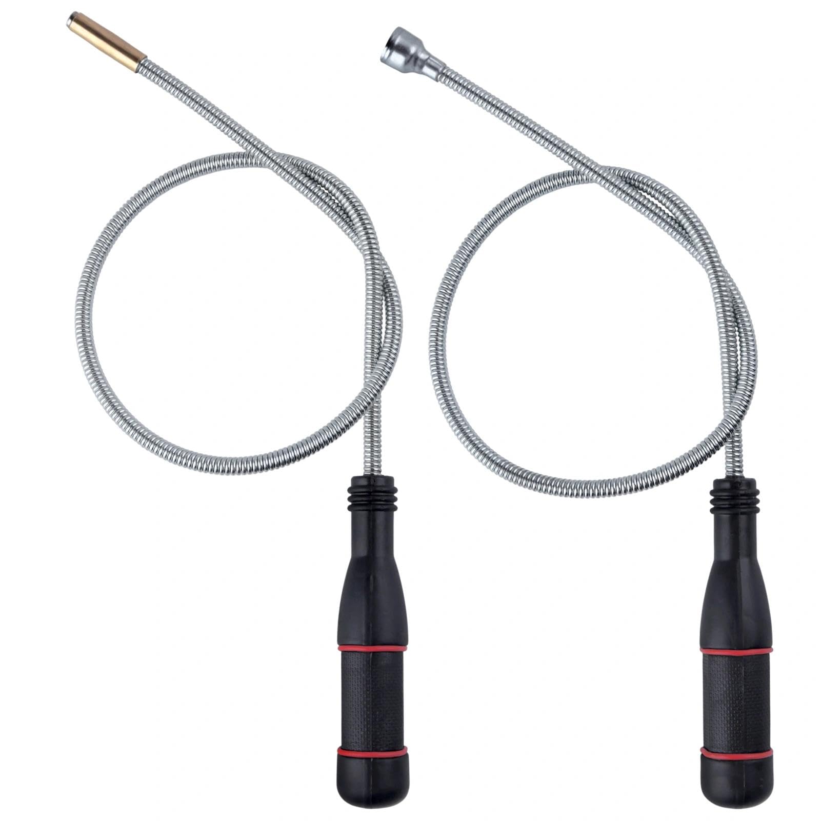 LEONTOOL Tiges magnétiques flexibles 60 cm lot de 2