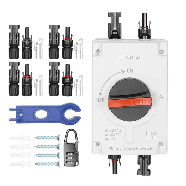 Jadeshay Isolateur solaire DC 32A 1200V IP66