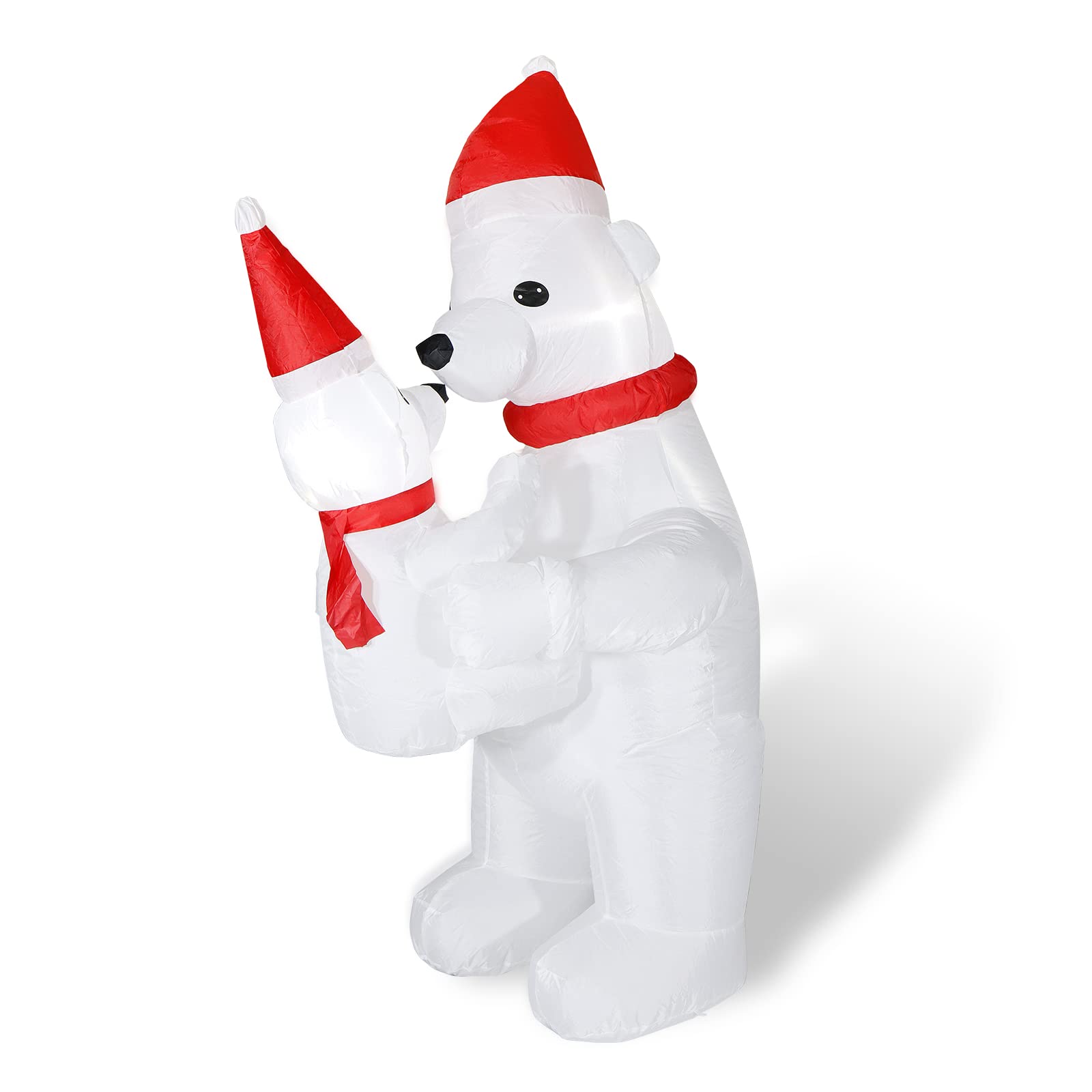 CCLIFE DIY Tools Chien Gonflable Décoration Noël LED 180cm
