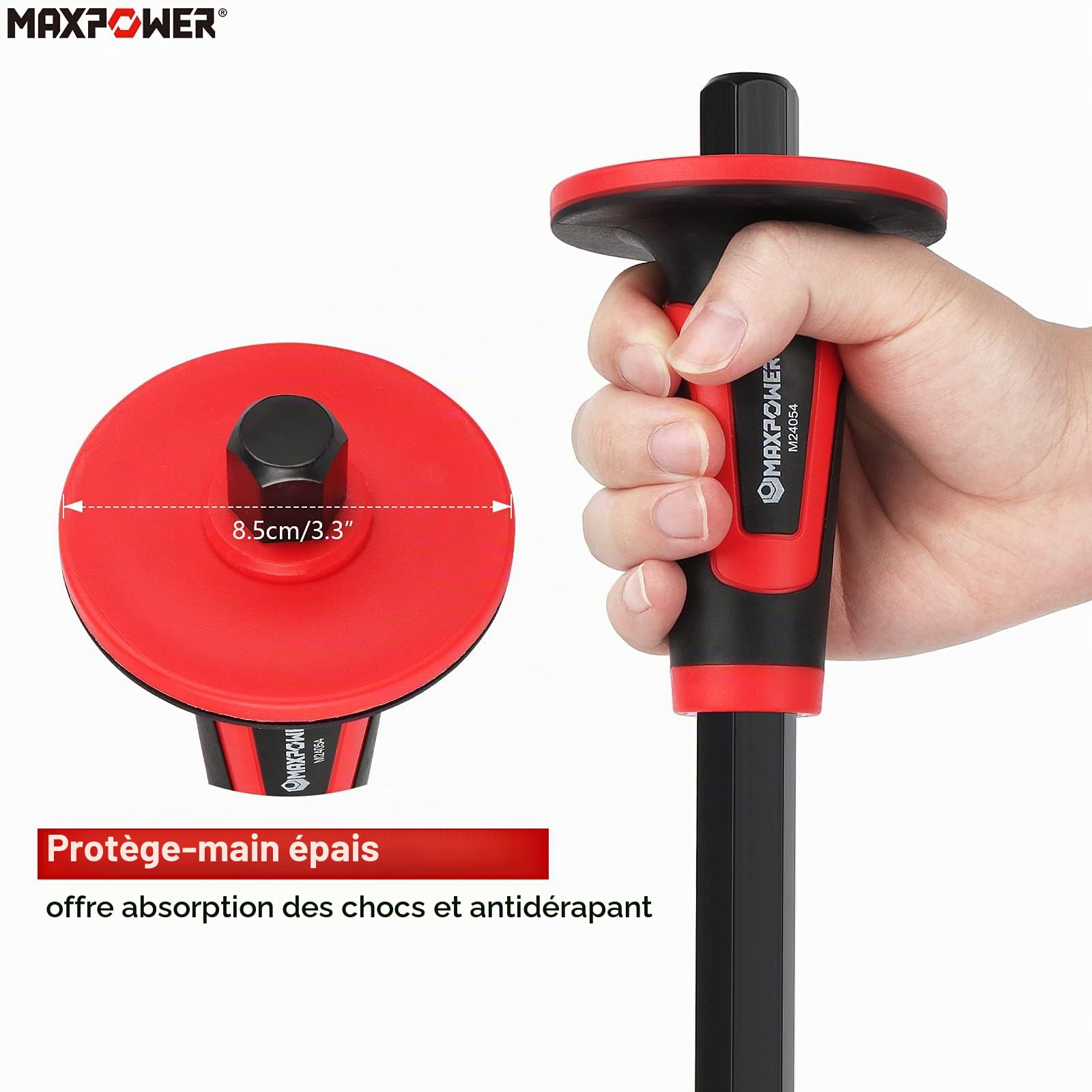 MaxPower Outils de coupe Burins maçon 3 pièces 220-300 mm