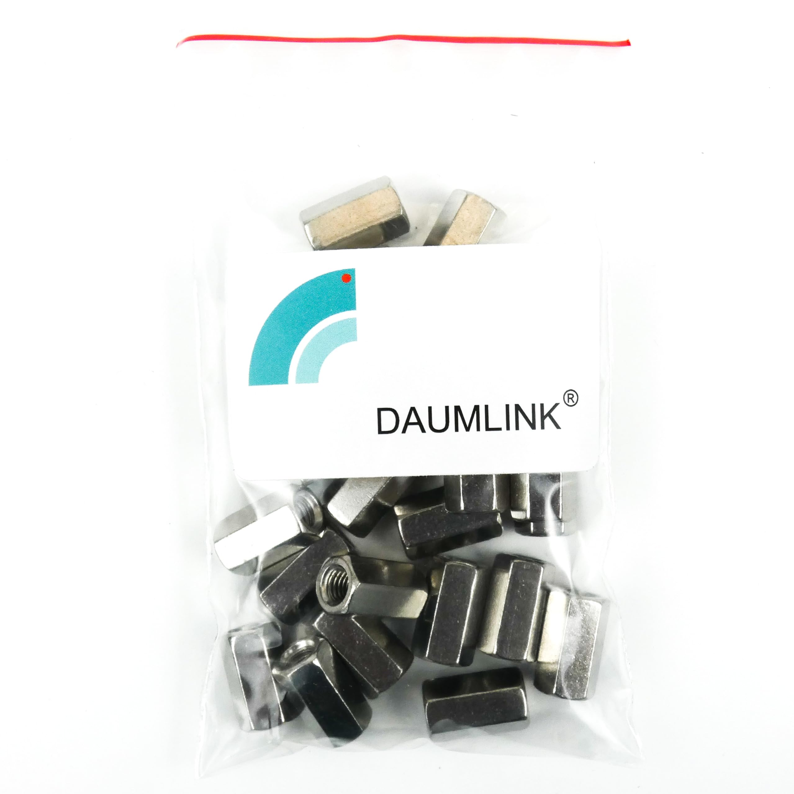 DAUMLINK DIN 6334 Lot 25 écrous longs inox M6
