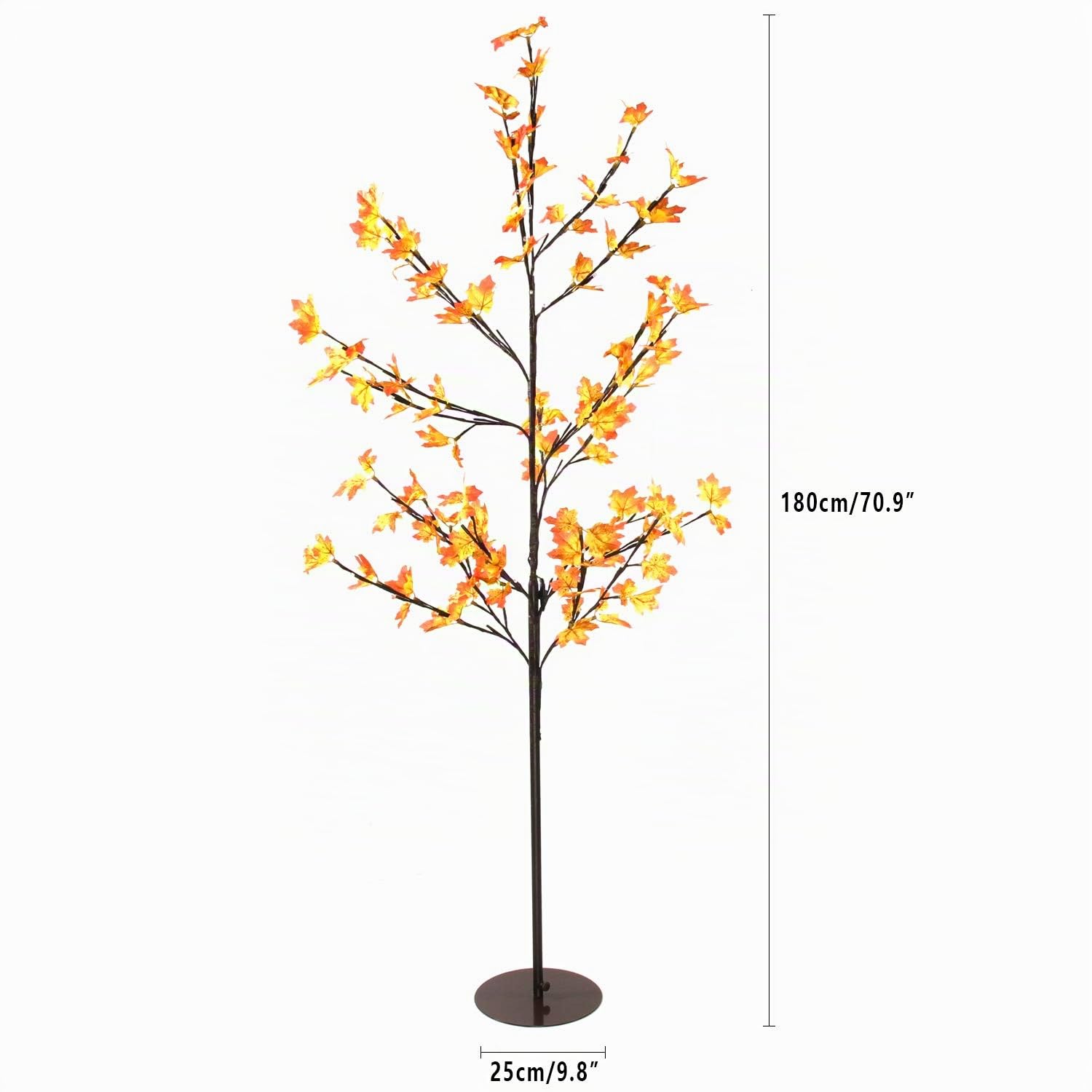 CCLIFE DIY Tools arbre lumineux LED blanc chaud 180cm 160 LED