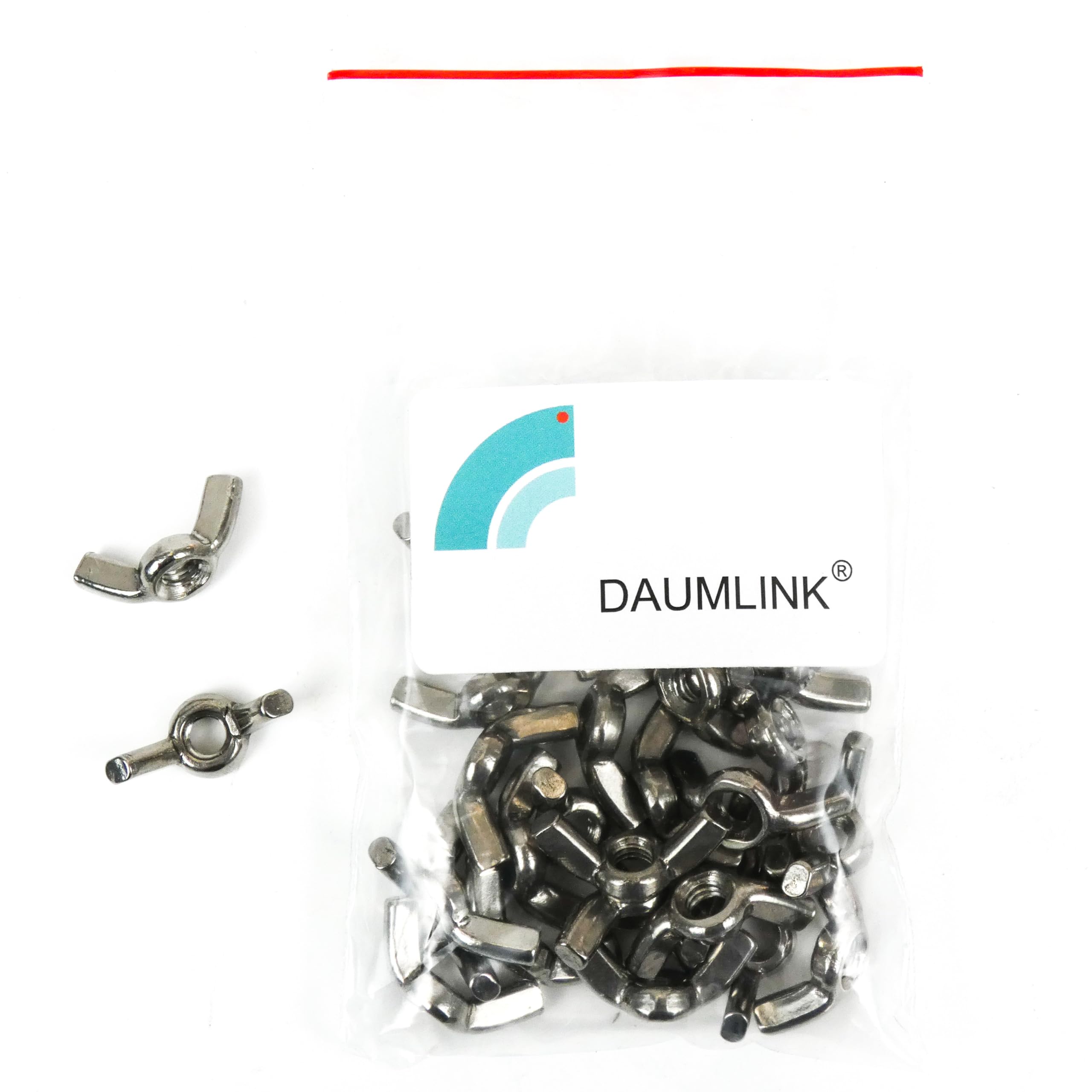 DAUMLINK Écrou Papillon M6 Inox A2 Lot de 25 Din 315