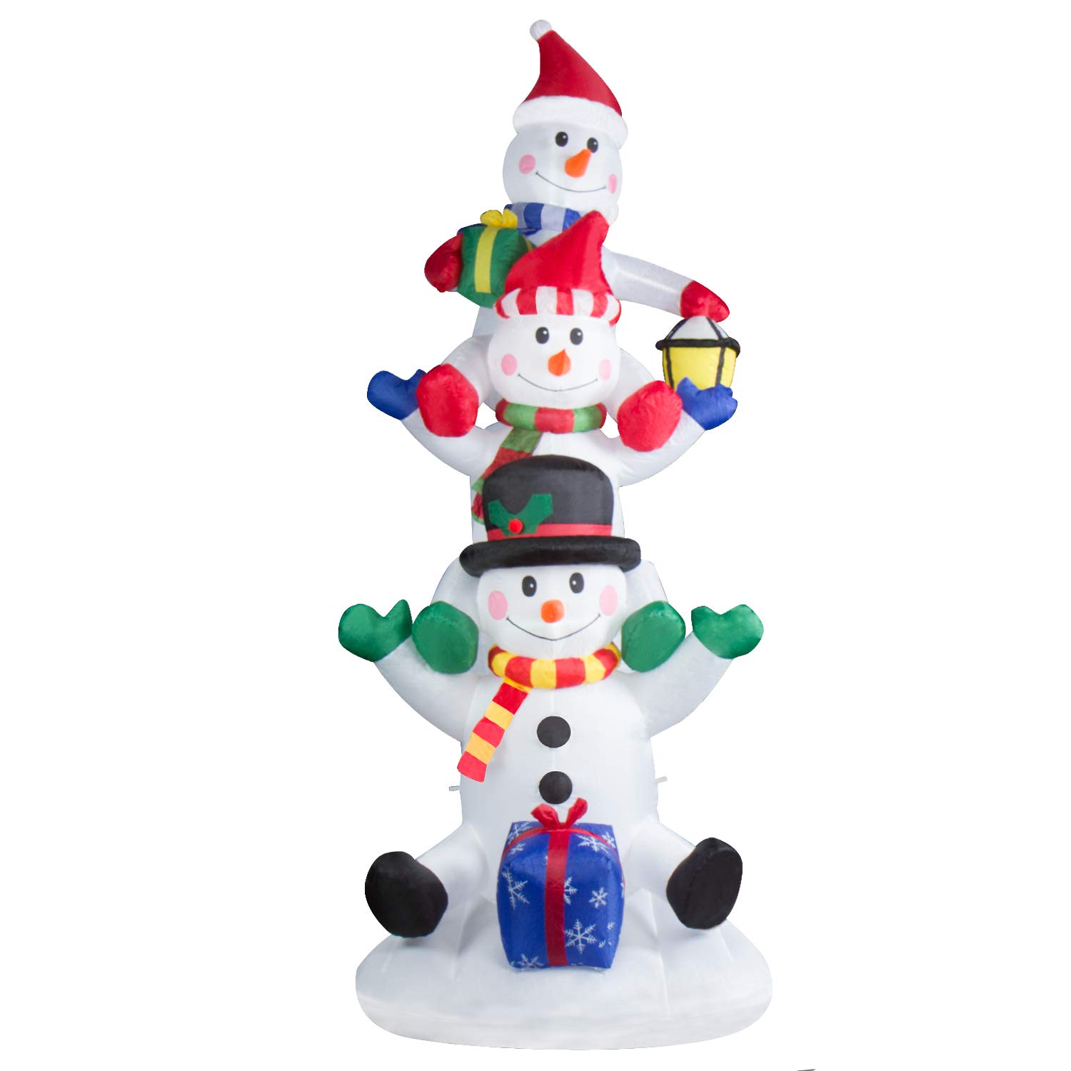 CCLIFE DIY Tools bonhomme neige gonflable LED extérieur
