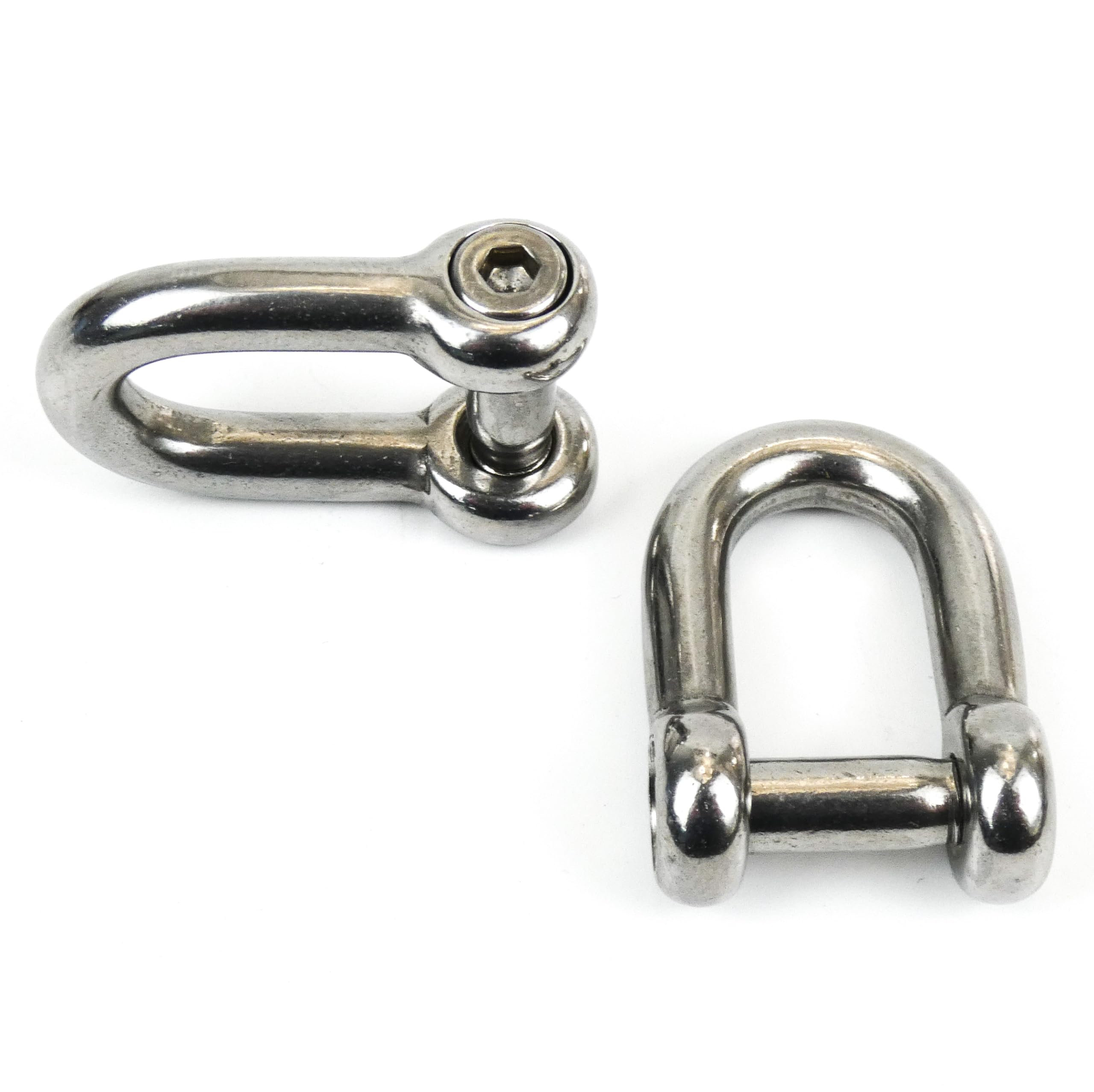 DAUMLINK Manilles manille ronde 8 mm inox A4 lot 2