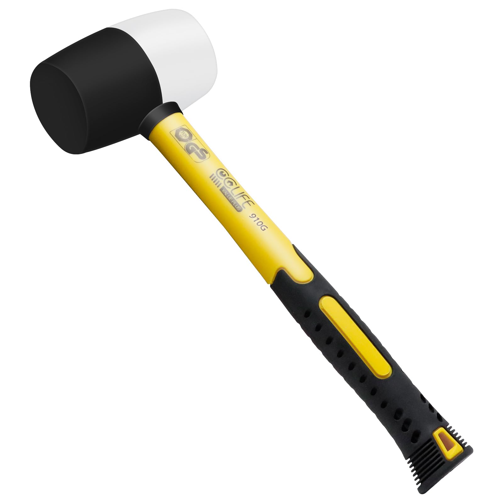 CCLIFE DIY Tools maillet caoutchouc 910g blanc carrelage