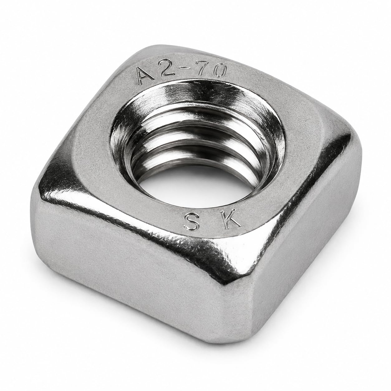 DAUMLINK écrous carrés DIN 557 M8 inox A2 lot 25