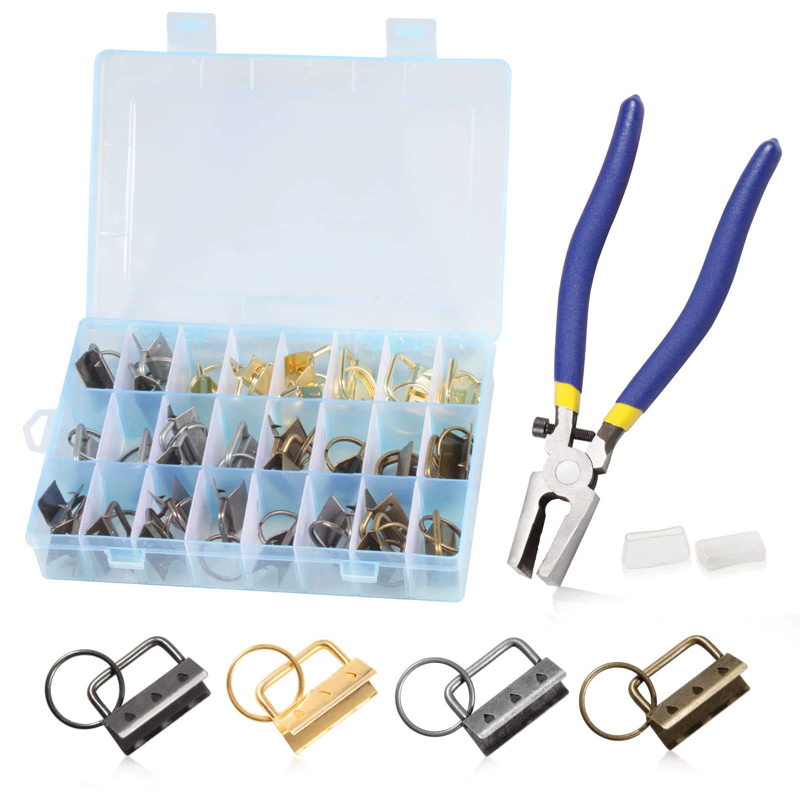 LEONTOOL Pinces porte-clés 3,2cm lot 32 avec pince