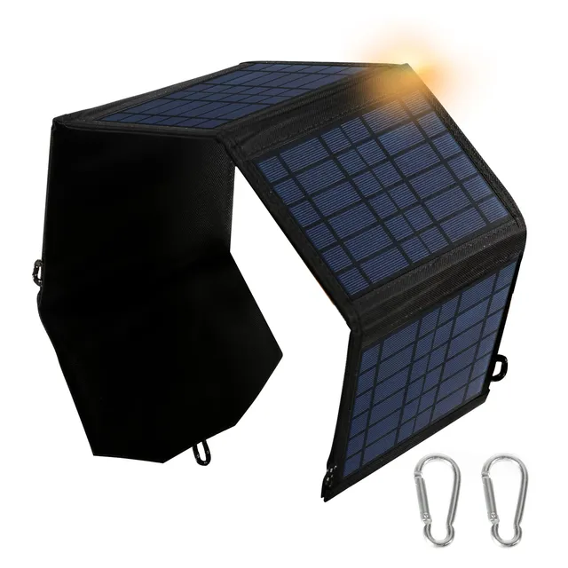 Jadeshay 40W Panneau Solaire Pliable Portable USB 5V
