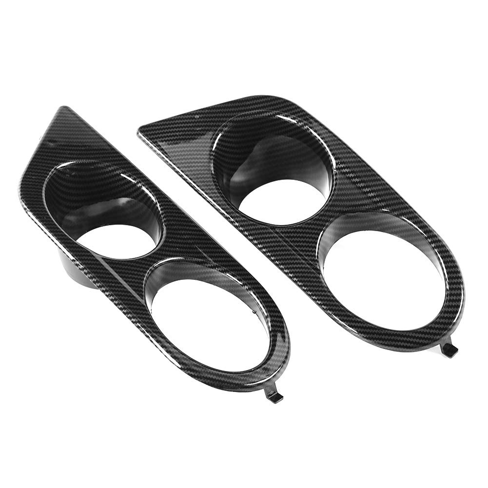 OUKENS Cache Antibrouillard E46 M3 Fibre Carbone 2 Pièces