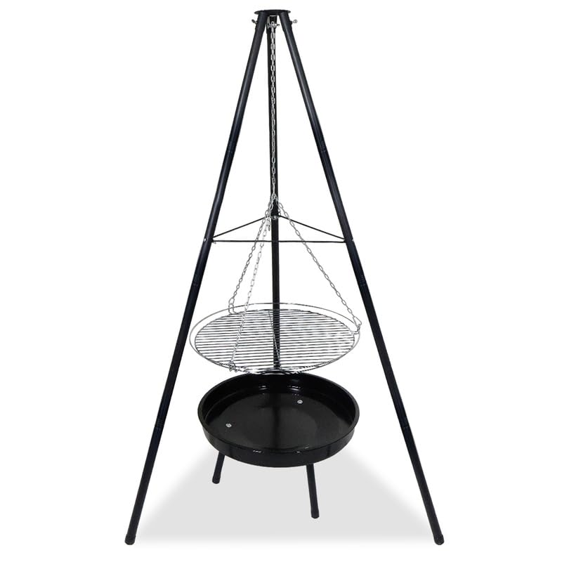 CCLIFE DIY Tools trépied barbecue 166 cm foyer grille
