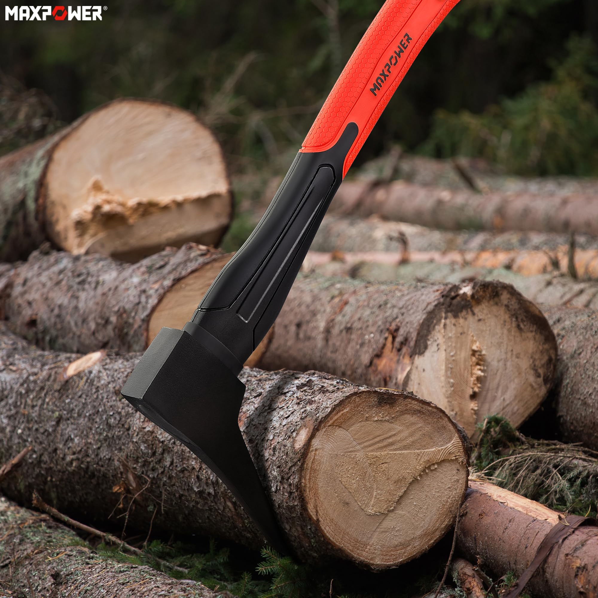 MAXPOWER Outils de frappe sappie 40cm acier carbone TPR