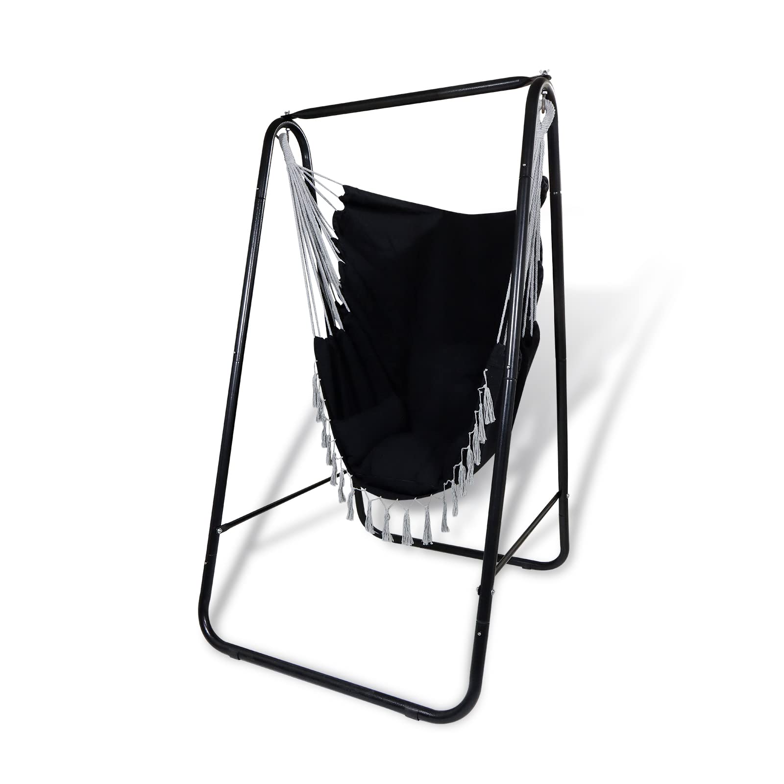 CCLIFE DIY Tools fauteuil suspendu noir 100 kg 85x103x153 cm