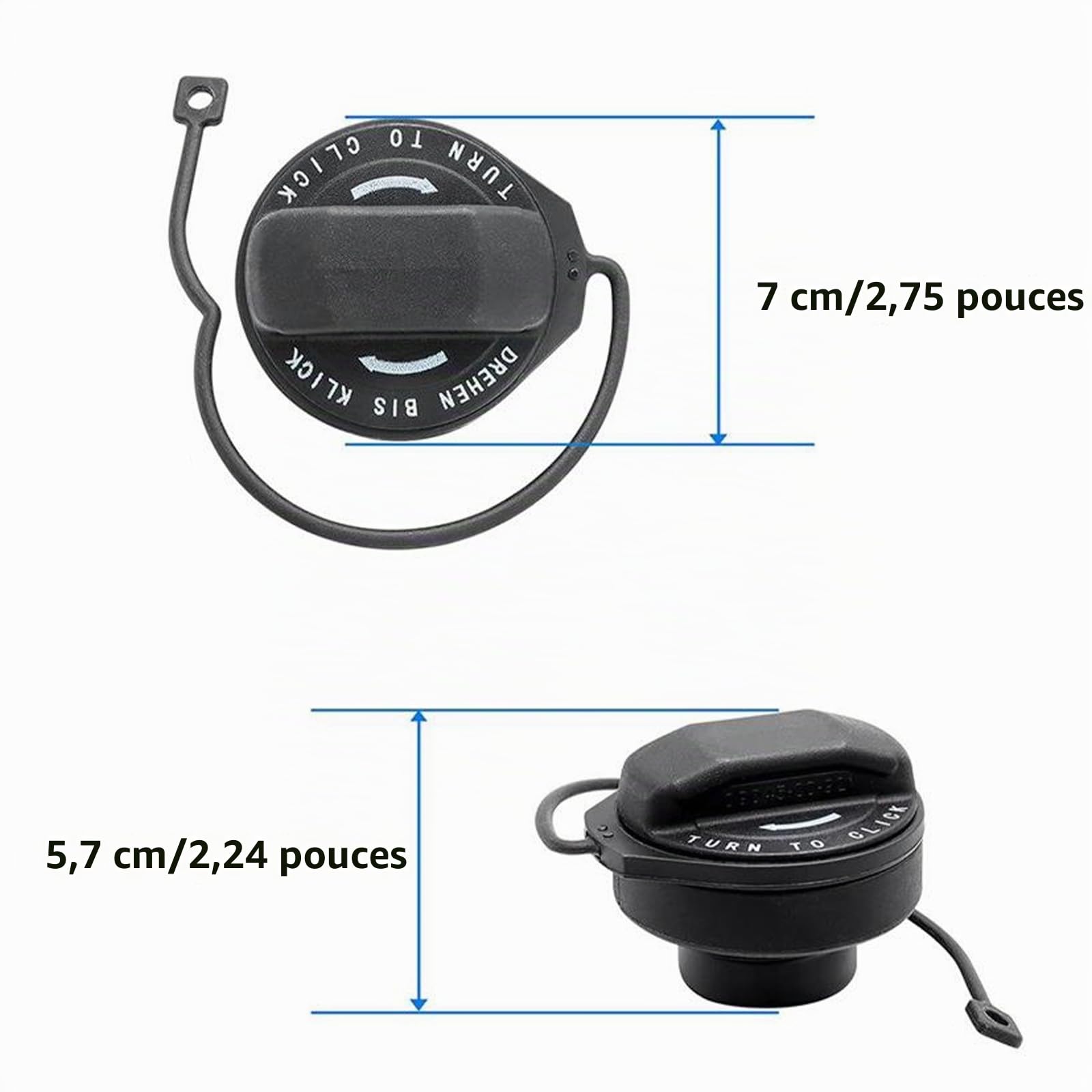 OUKENS 99620124103 bouchon réservoir carburant Boxster Cayman