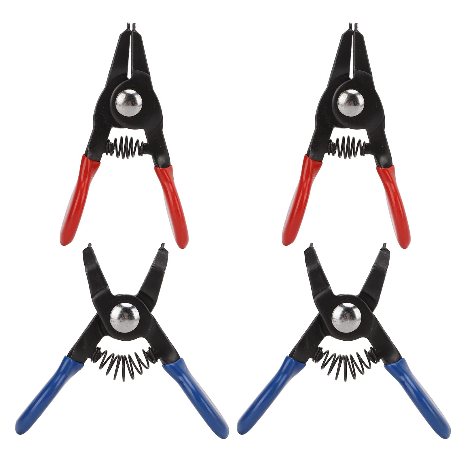 OUKENS Mini pinces à circlips 4 pcs métal 3 pouces