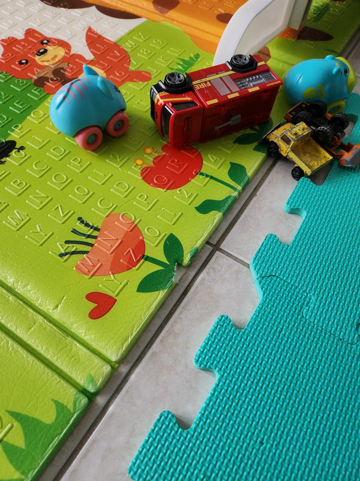 CCLIFE Baby & Kids tapis jeux 196x175 chiffres girafes