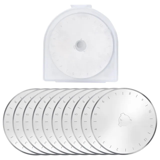 LEONTOOL Lames Rotatives 60 mm Lot de 10 Acier SK5