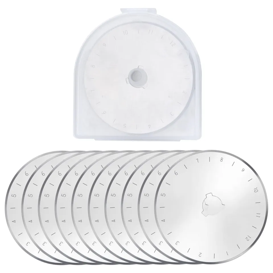 LEONTOOL Lames Rotatives 60 mm Lot de 10 Acier SK5