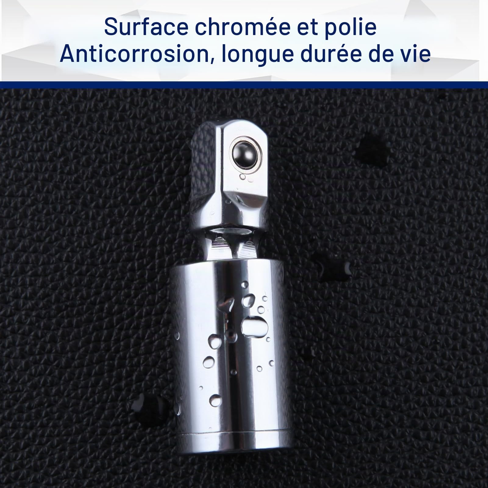 LEONTOOL Jeux de Douilles lot 3 douilles universelles 360° CR-V