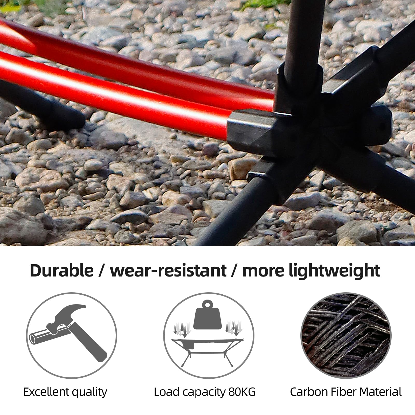 CCLIFE DIY Tools hamac camping armature 4,5 kg 80 kg