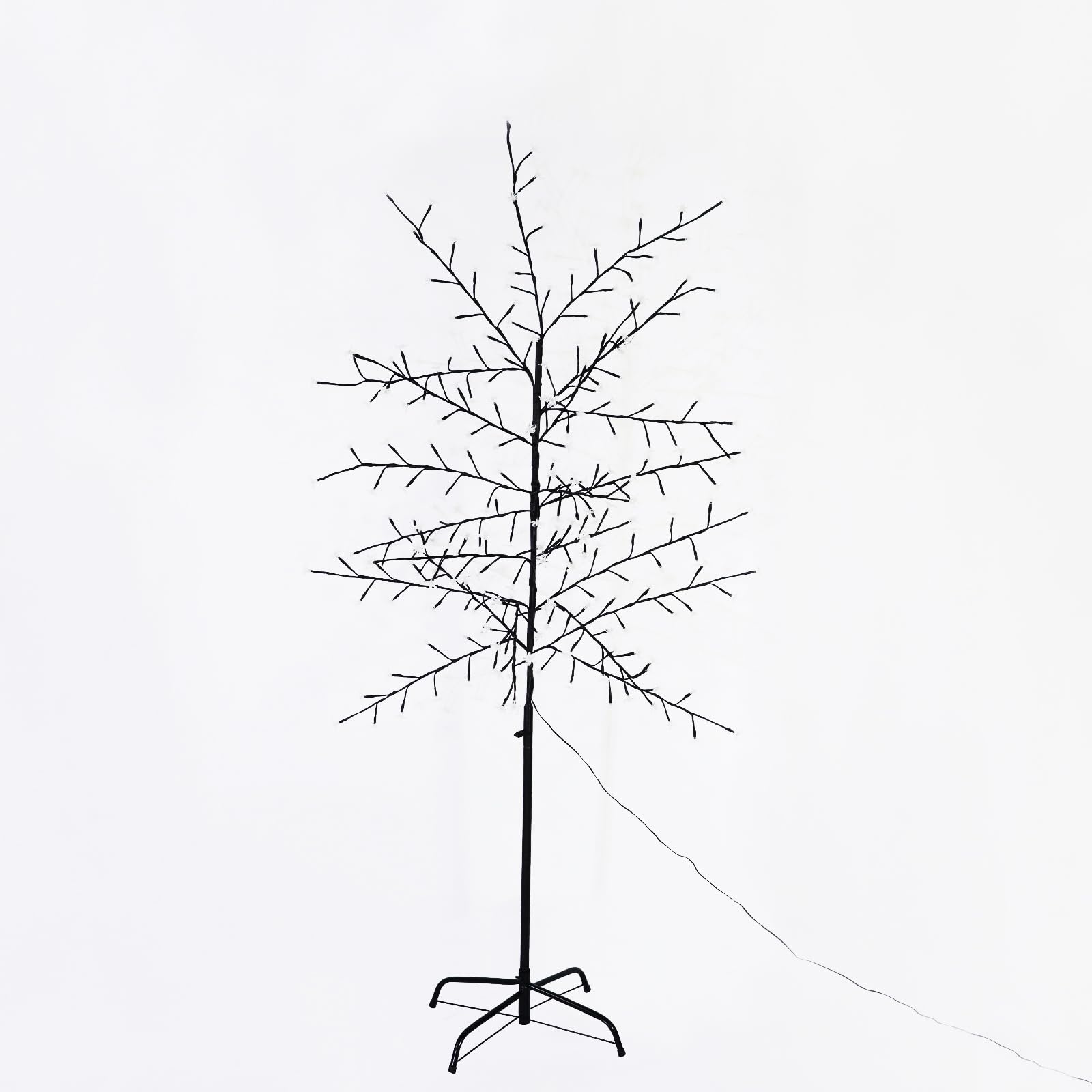 CCLIFE DIY Tools arbre cerisier lumineux 180 cm 200 LED blanc chaud