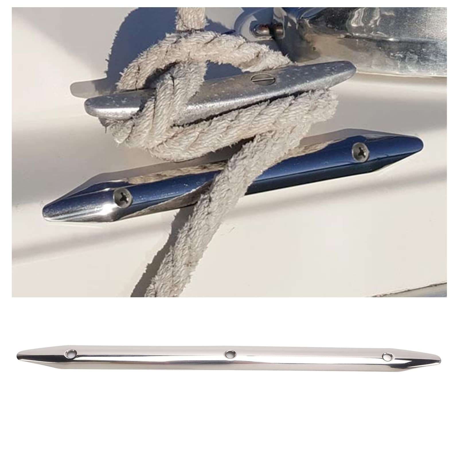OUKENS Nautique plinthe bateau inox 316 lot 2 304,8 mm