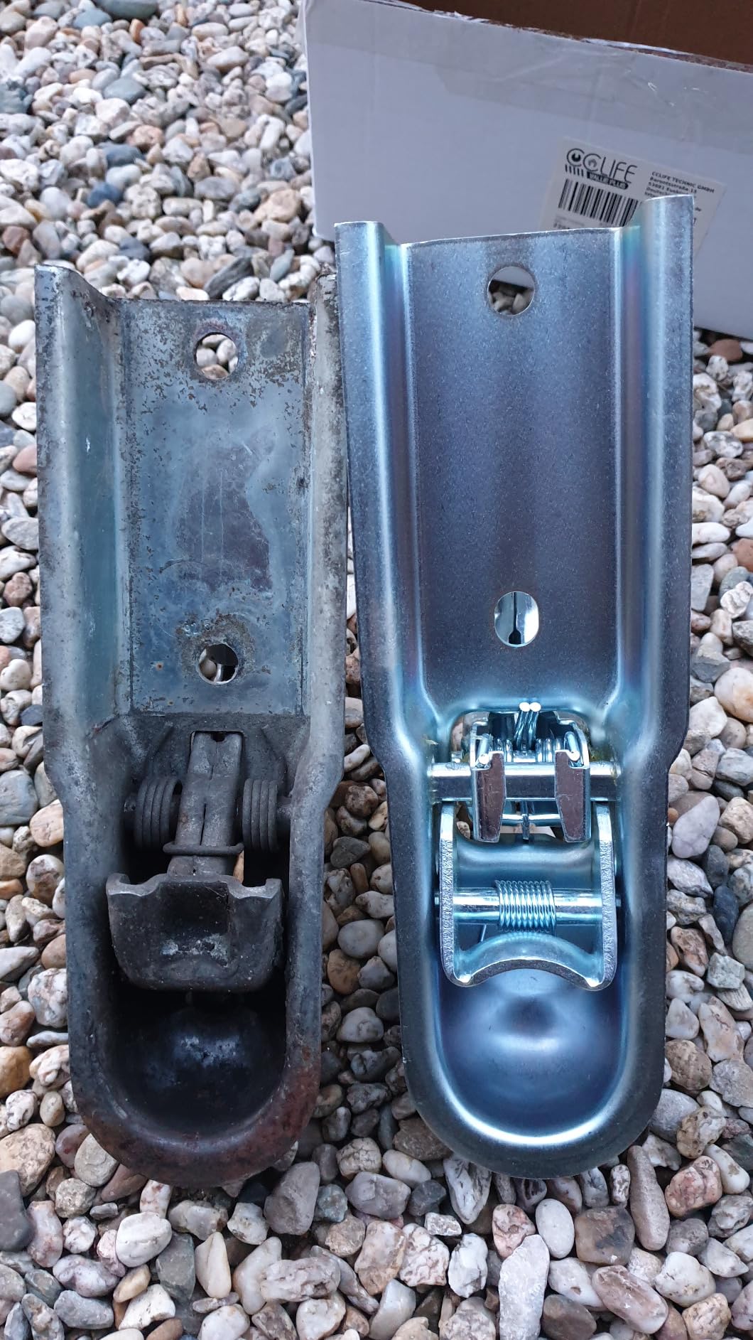CCLife DIY Tools tête d'attelage 800 kg timon 60 mm