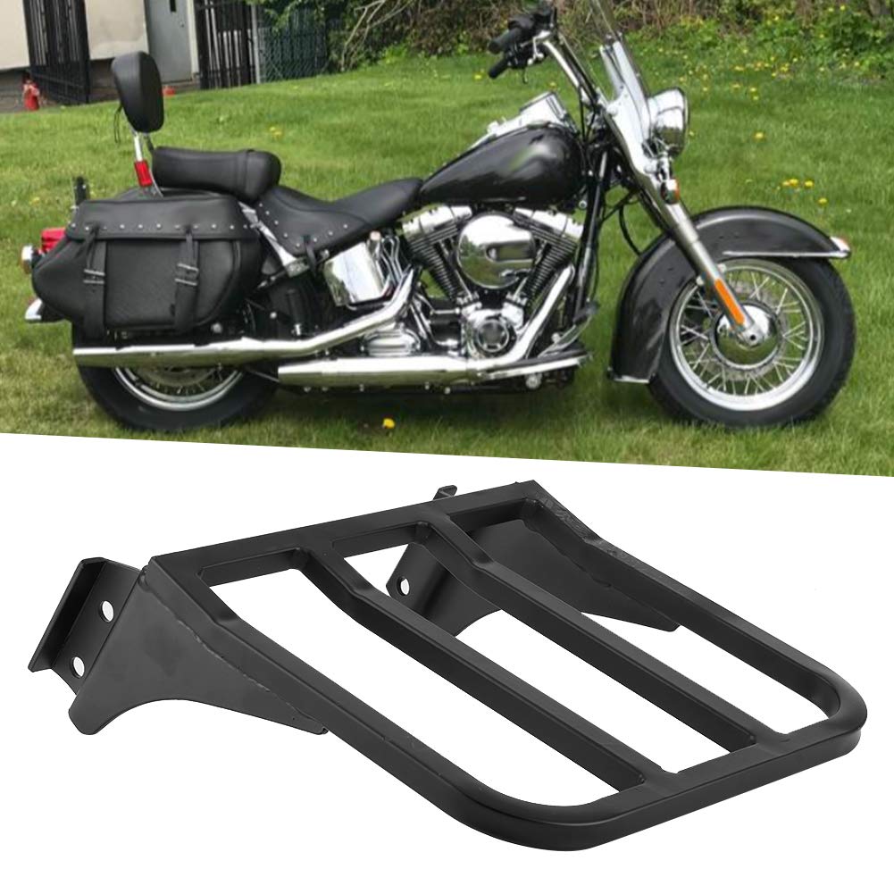 OUKENS Accessoires de moto Sissy Bar Porte-Bagages Acier XL FLST