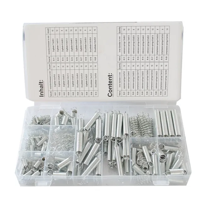 CCLIFE Spring Compressor assortiment ressorts 200 pièces