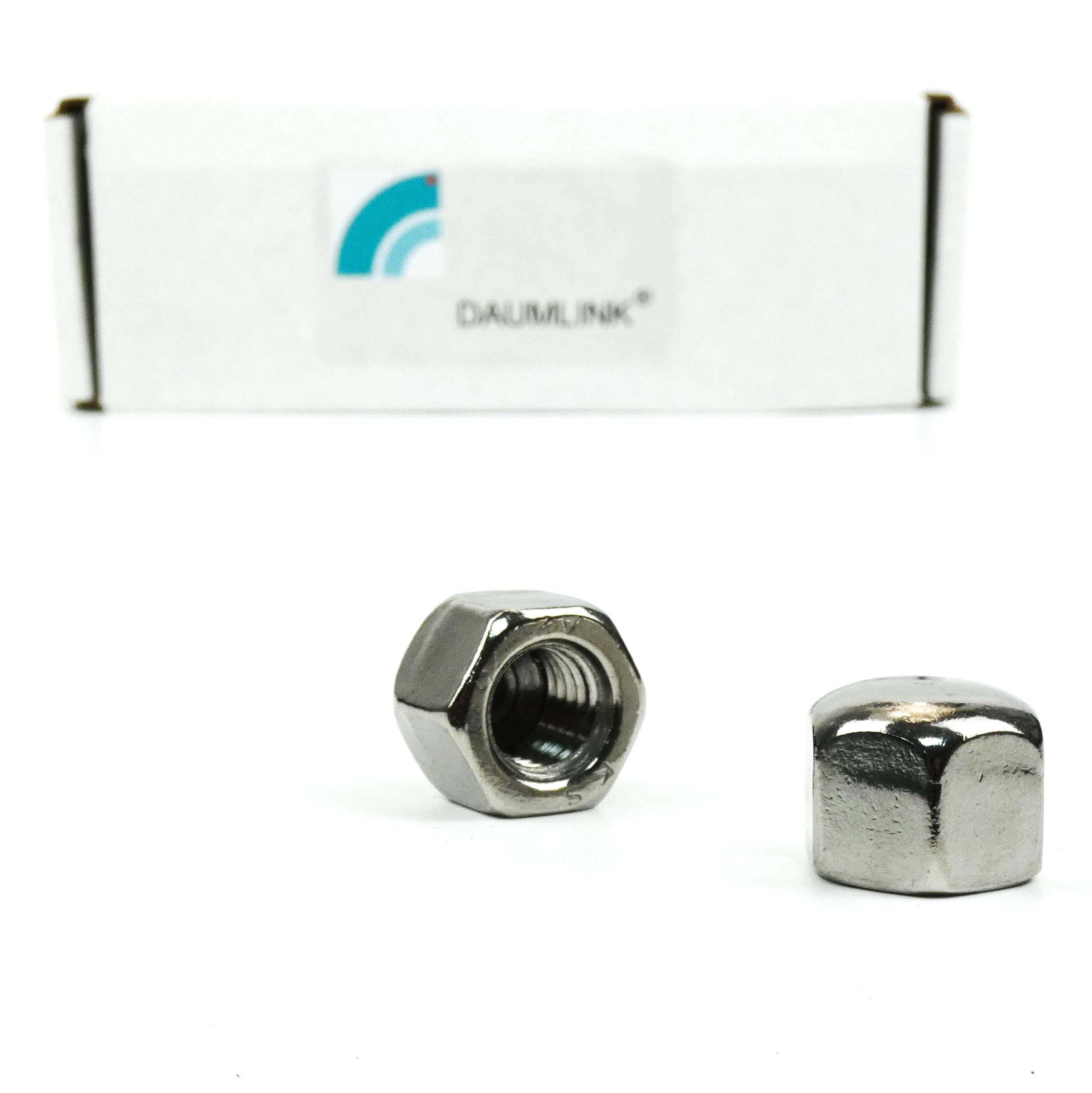 Écrou borgne bas DAUMLINK DIN 917 inox A2 M5 lot 25