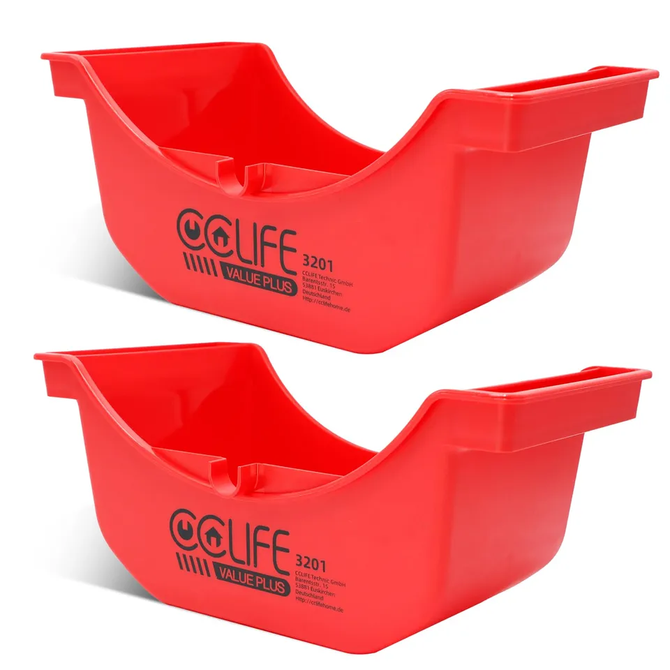 CCLIFE Oil Tools bac récupération huile 2,5 L lot 2 pcs camion