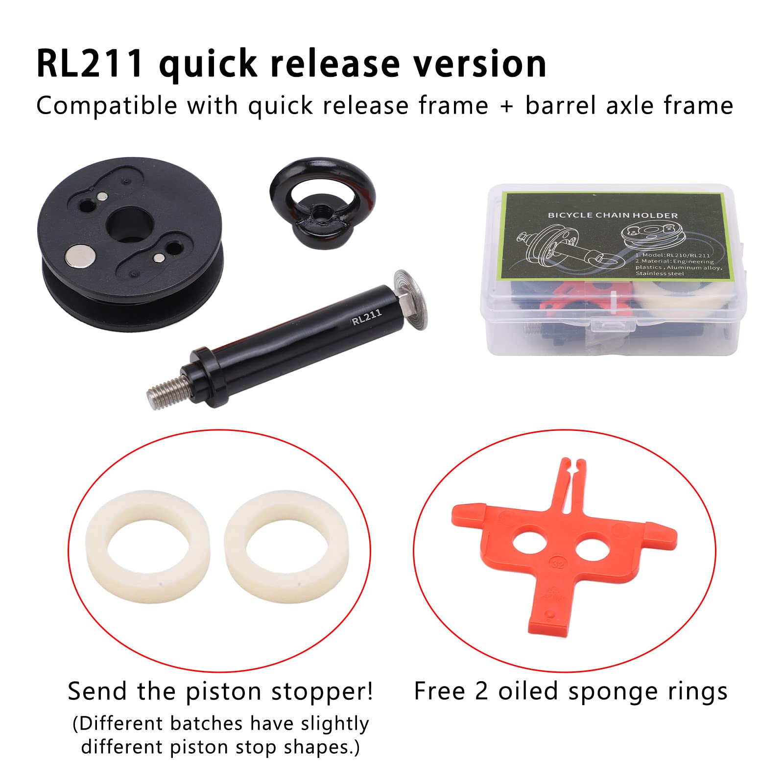 OUKENS Pièces de roue garde-chaîne vélo RL211 12 mm