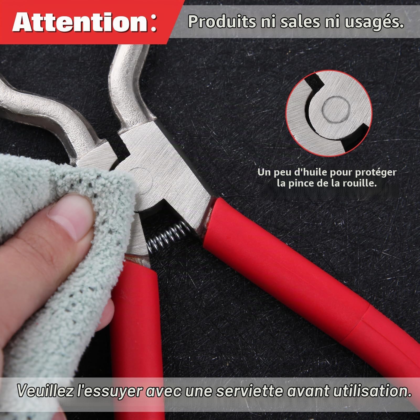 LEONTOOL pince ressort cuve lave-linge 148 mm