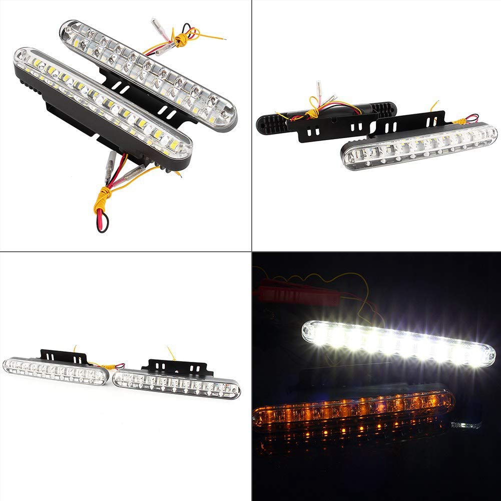 OUKENS Électronique automobile Feux de jour LED 12V 2 pcs