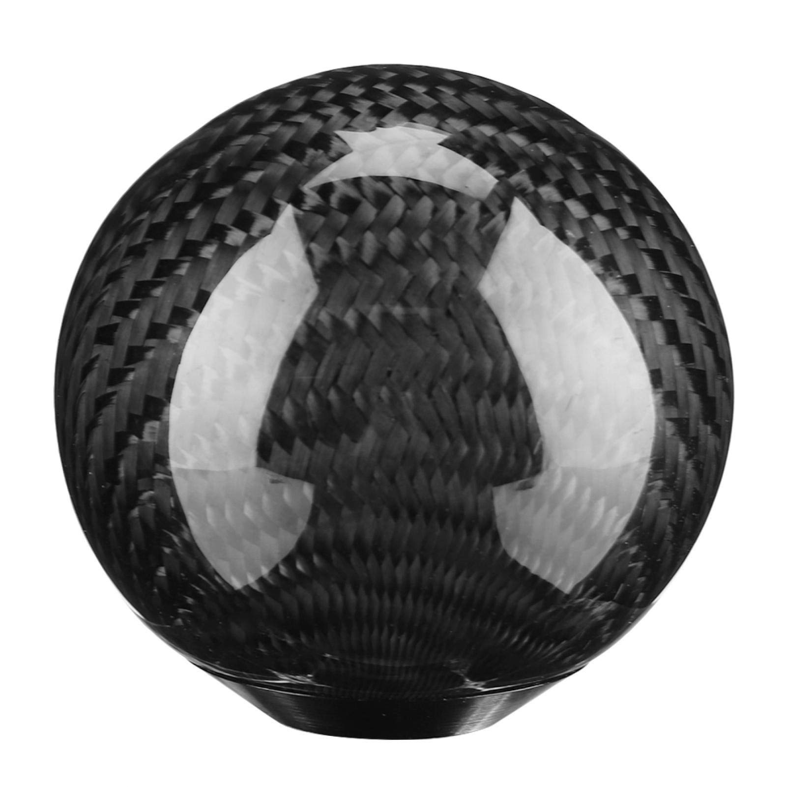 OUKENS Pommeau Levier Vitesse Carbone Noir Universel Métal